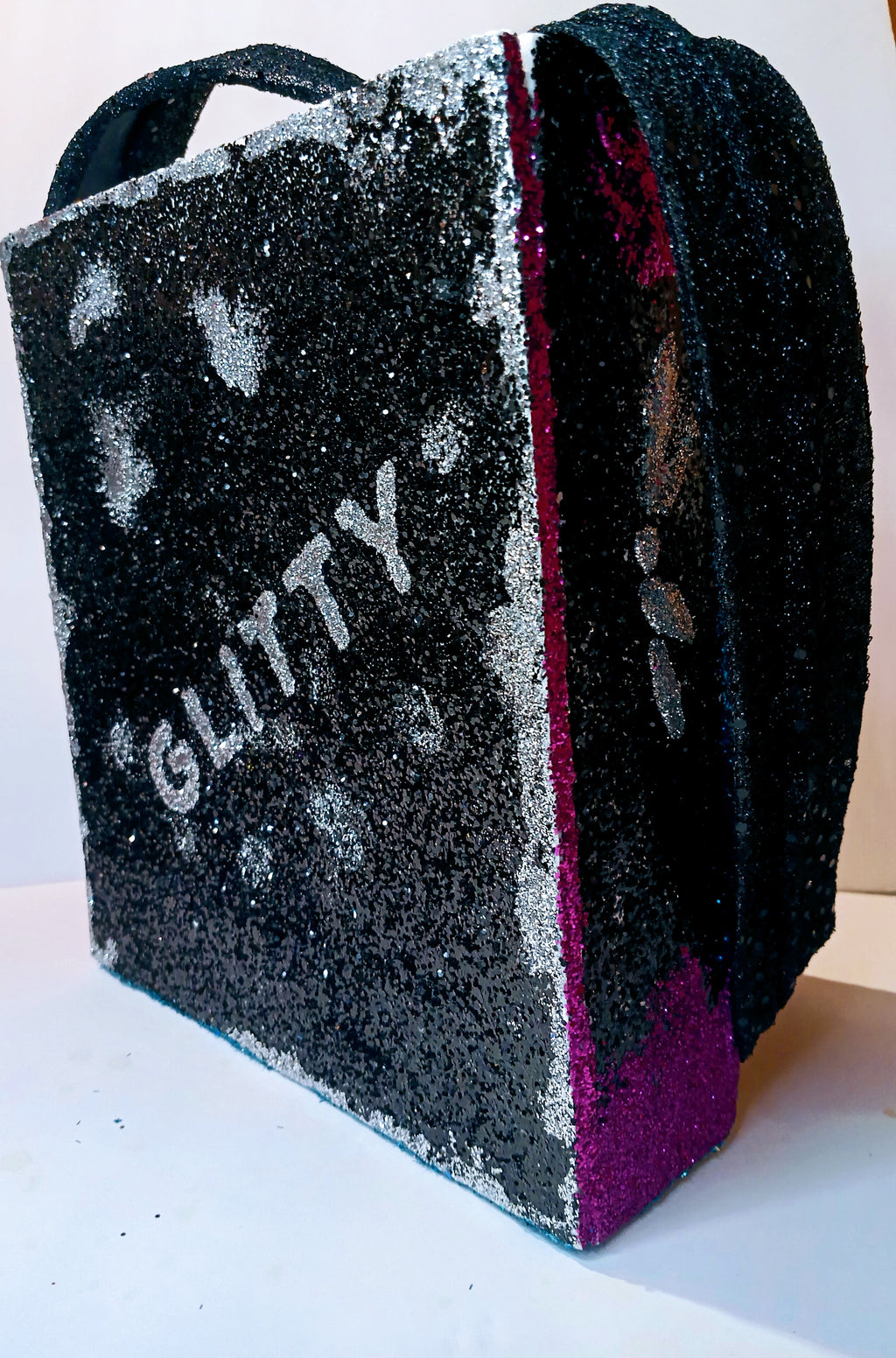 GLITTY SHOULDER BAG