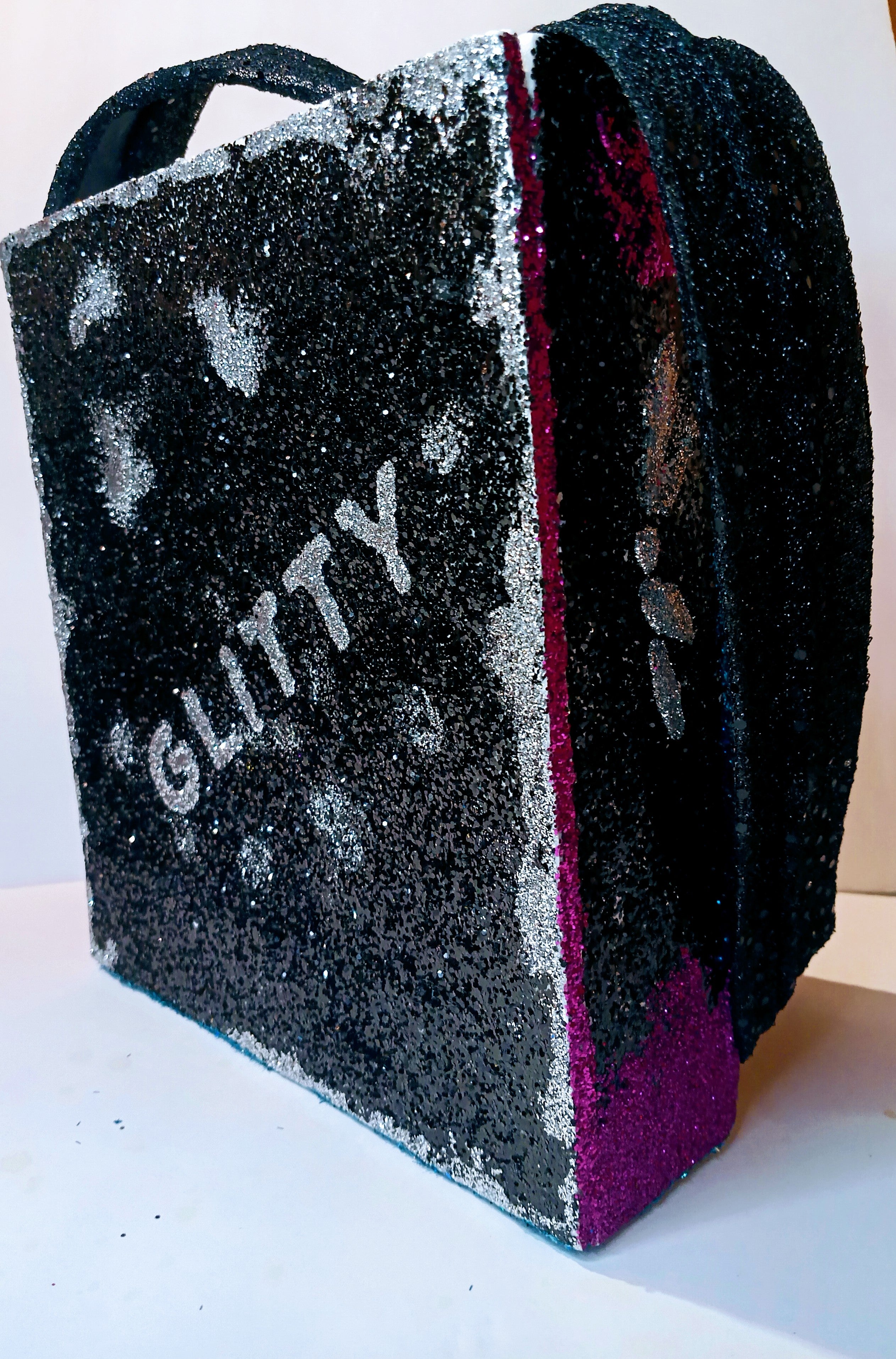 GLITTY SHOULDER BAG